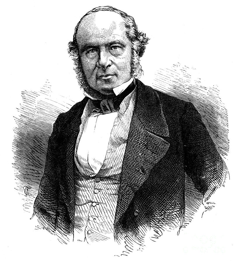 Rowland Hill, 1795-1879, 19th Century Drawing by Print Collector