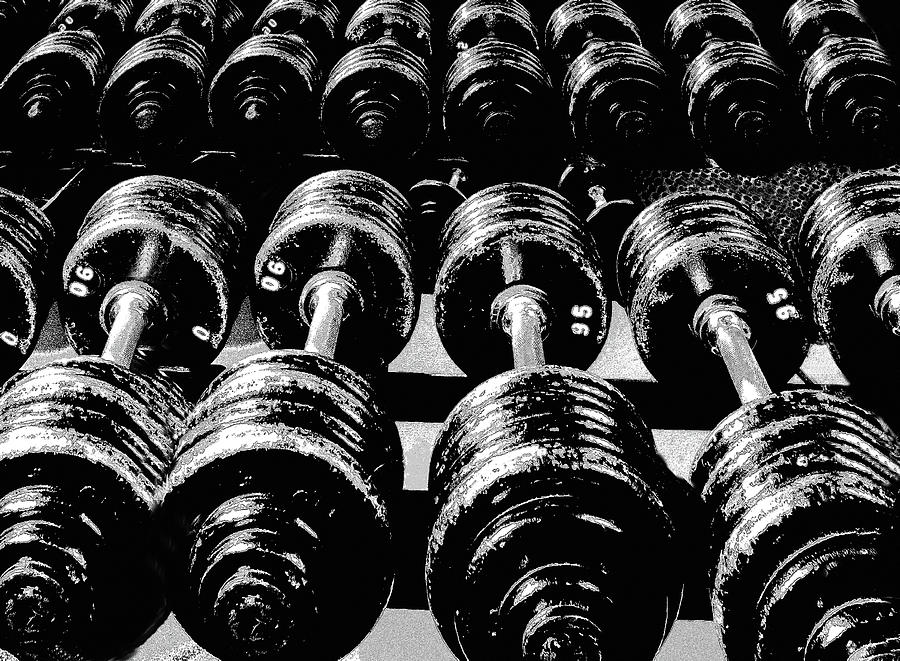 Rows Of Dumbbells Photograph by Tim Lynch Rows Of Dumbbells Photograph by Tim Lynch