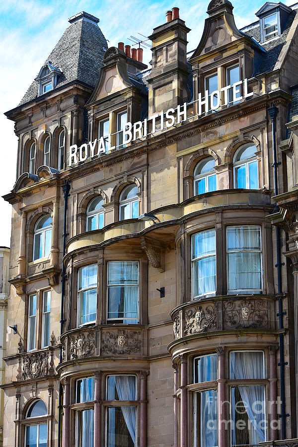 Royal British Hotel, Princes Street Photograph by Yvonne Johnstone