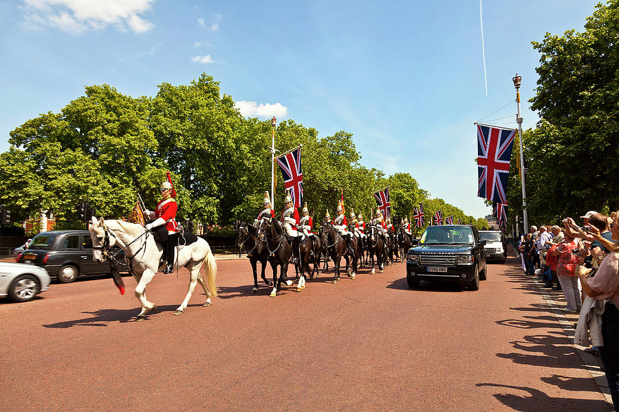 Royal Cavalry On Parade Digital Art by Claudia Uripos