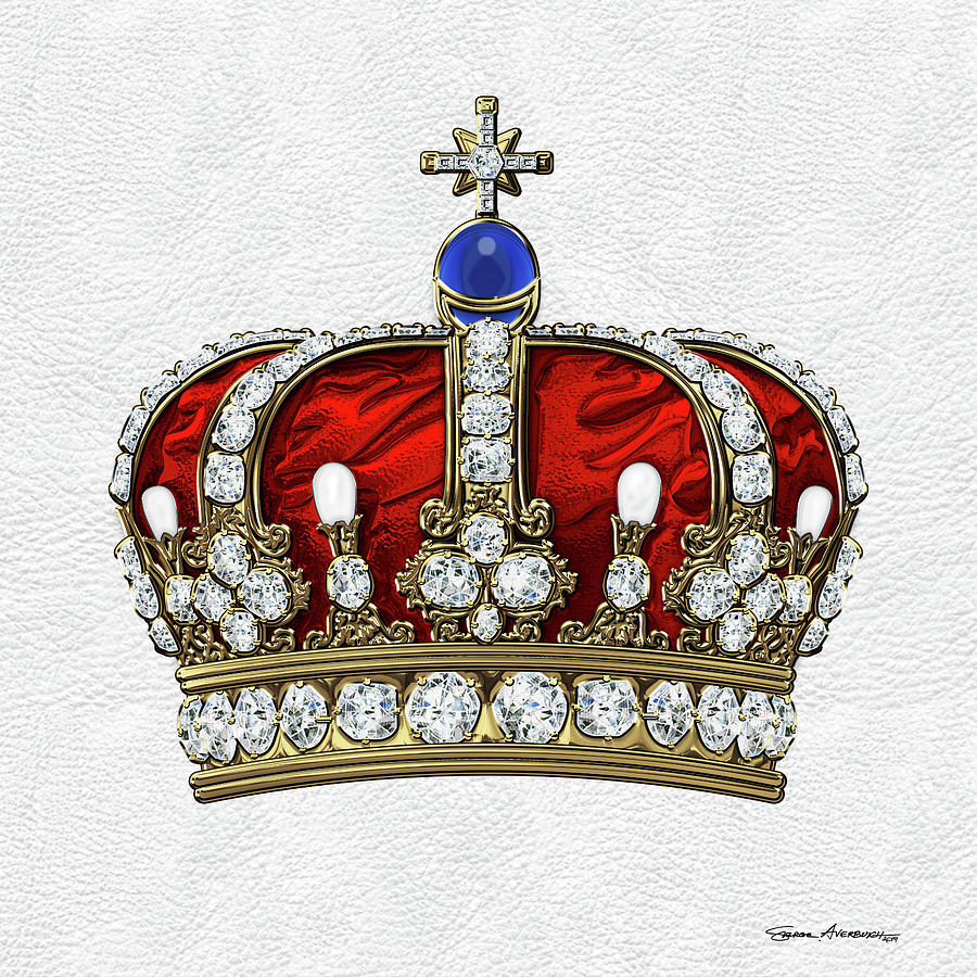 Royal Crown of Prussia Digital Art by Serge Averbukh