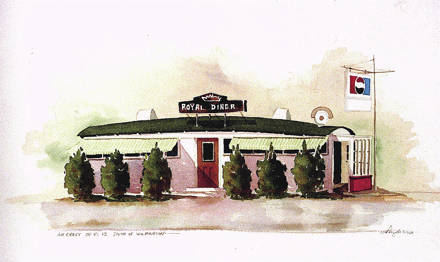 Royal Diner Painting by William Renzulli