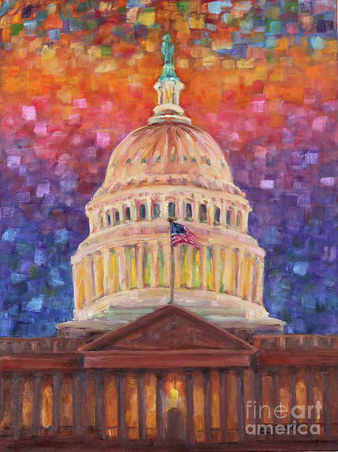 Capitol Dome Painting - Royal Dome by Elizabeth Roskam