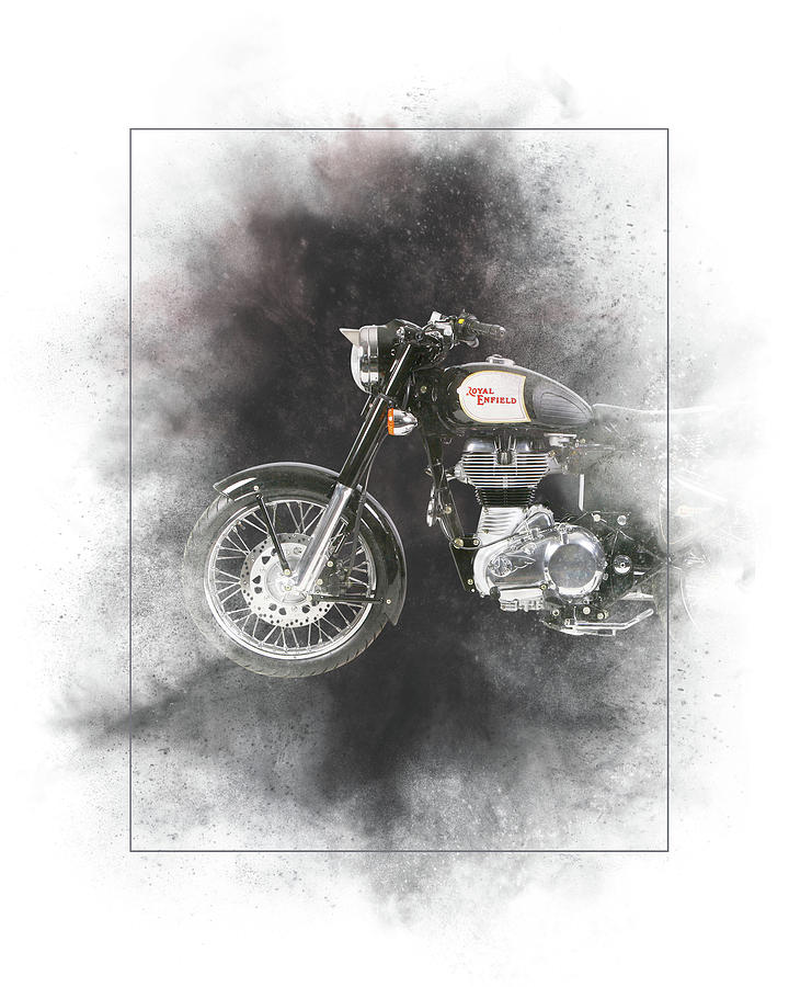 royal enfield classic painting