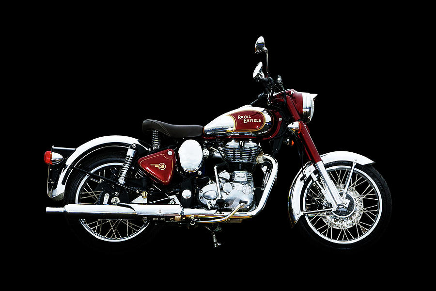 Royal Enfield Classic Chrome Mixed Media by Smart Aviation - Fine Art ...