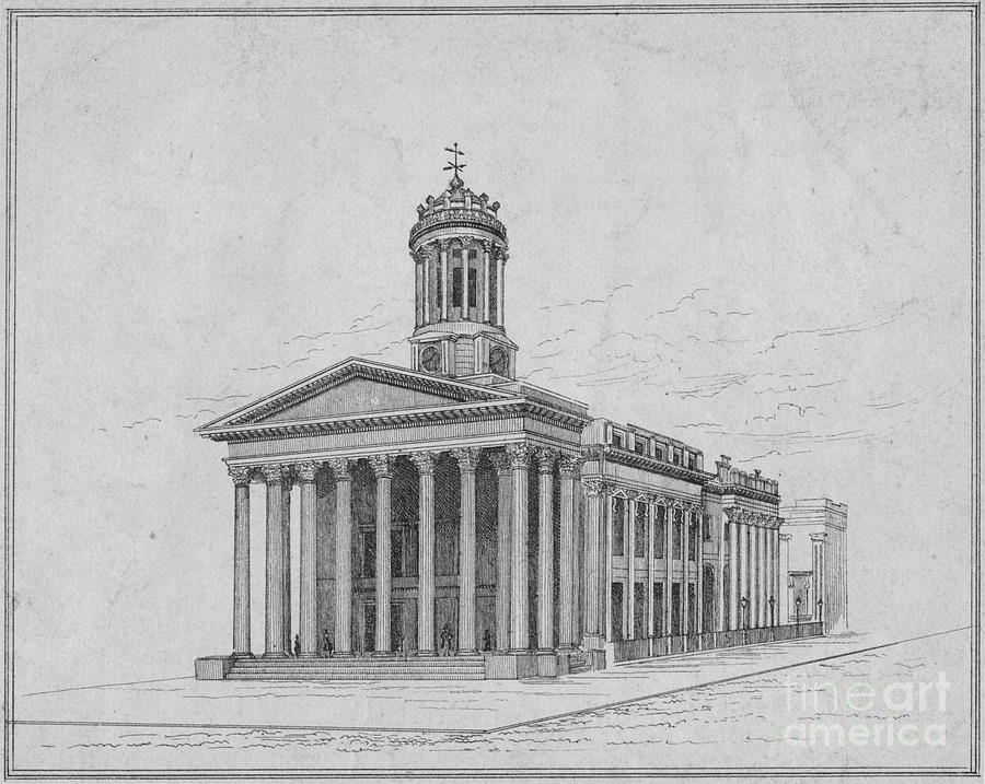 Royal Exchange Drawing by Print Collector