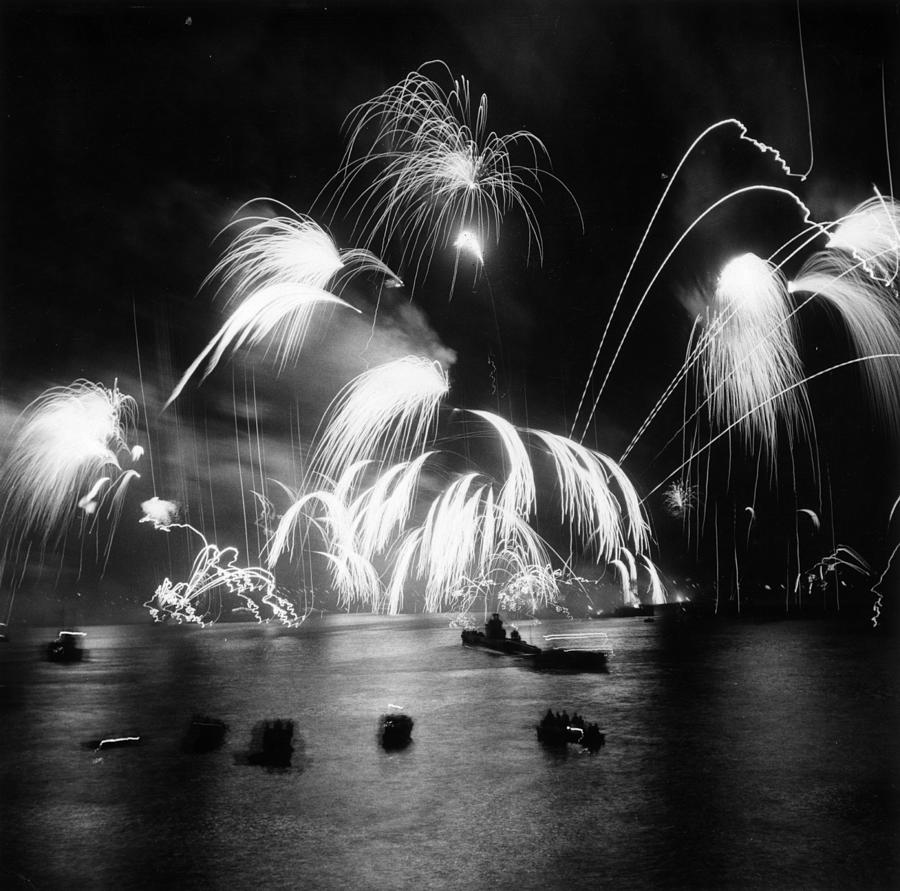 Royal Fireworks Photograph by Thurston Hopkins