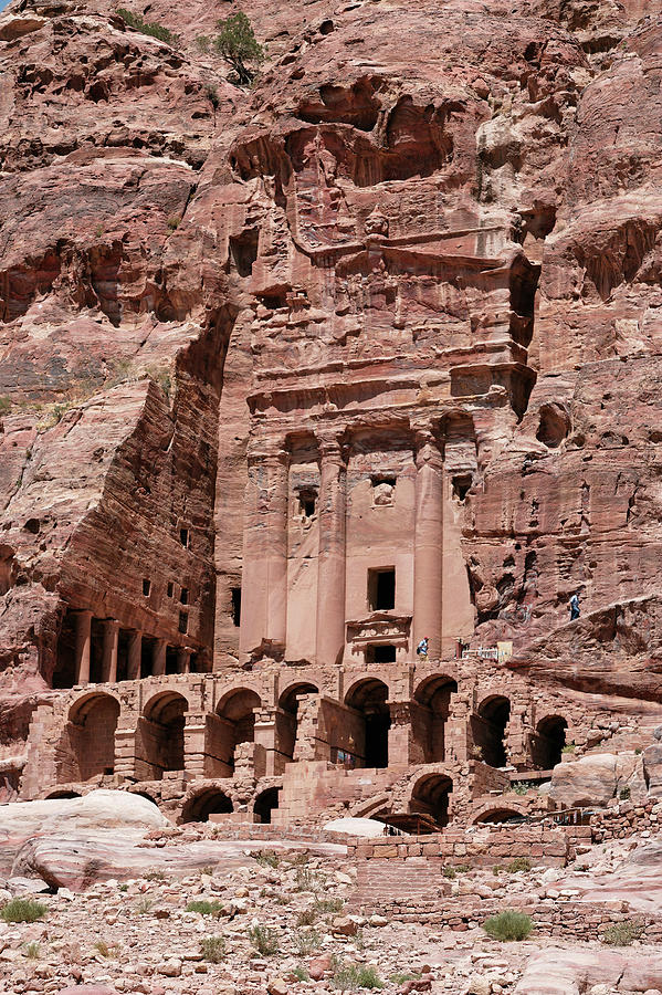 Royal Graves, Djebel Khubtha, Petra Photograph by Patrice Hauser