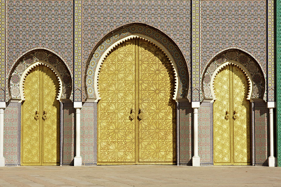 Royal Palace At Fez - Morocco Photograph by Nimu1956