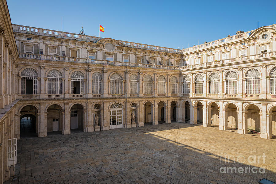 Royal Palace Courtyard Photograph by Inge Johnsson