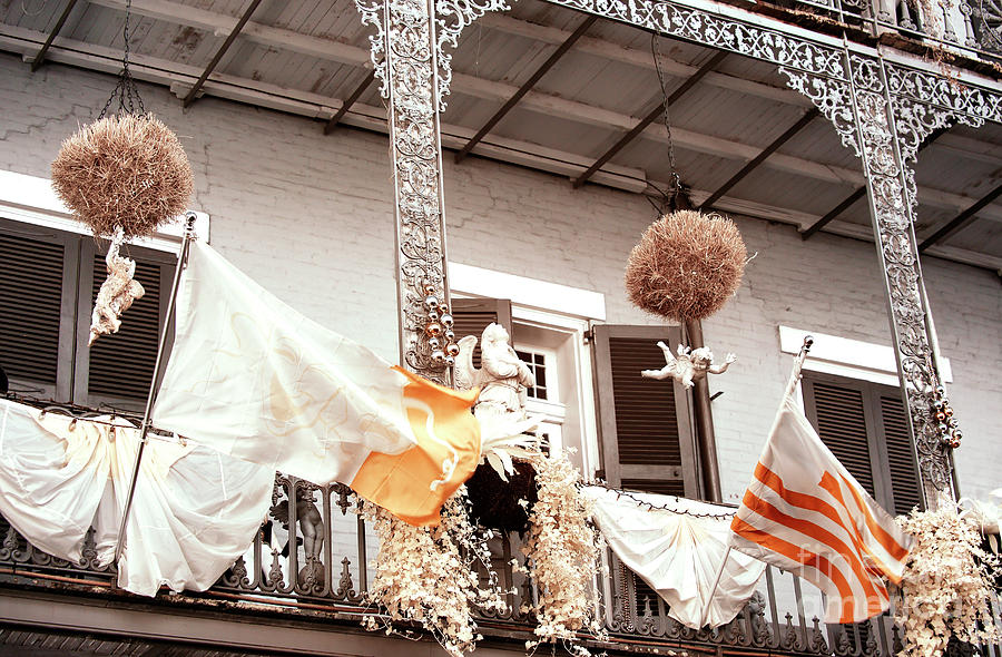 Balcony Photograph - Royal Street Balcony New Orleans Infrared by John Rizzuto Balcony Photograph - Royal Street Balcony New Orleans Infrared by John Rizzuto