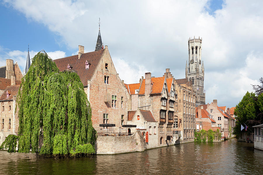 Rozenhoedkaai In Bruges Photograph by Michaelutech
