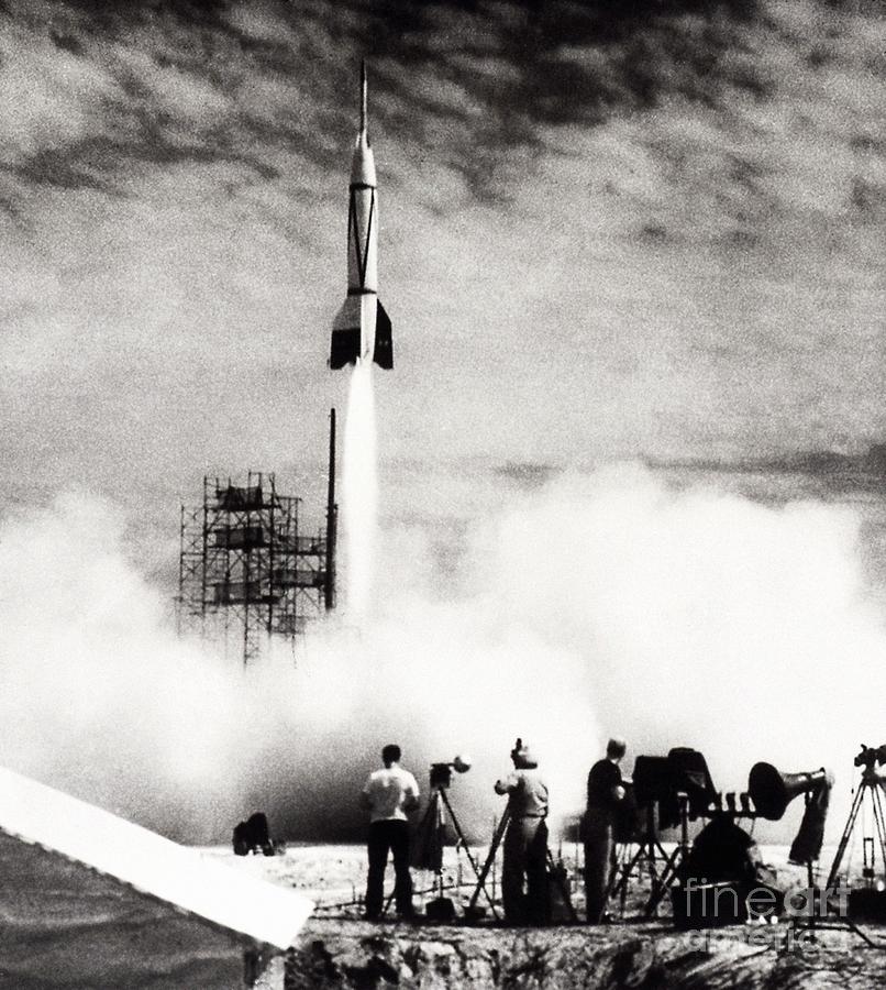 Rtv-g-4 Bumper Sounding Rocket Launch Photograph by Nasa/science Photo ...