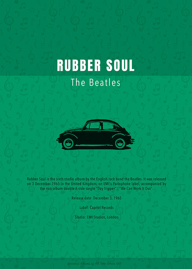 Rubber Soul The Beatles Greatest Albums Of All Time Minimalist Series