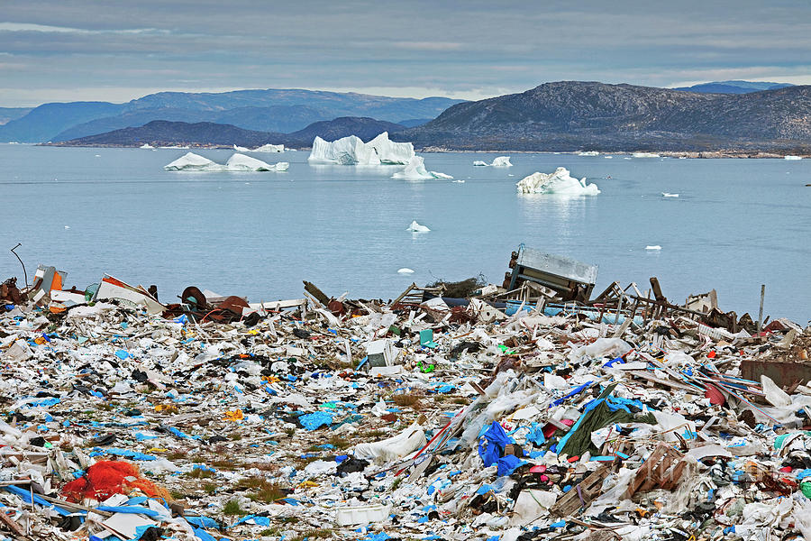 Rubbish Dump And Icebergs Photograph by Arterra/uig/science Photo ...