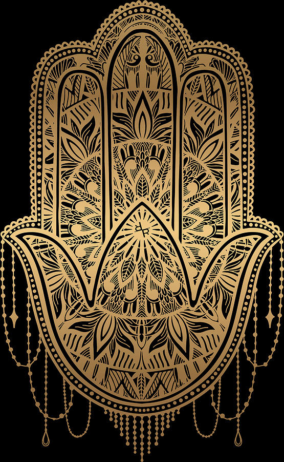 Rubino Mandala Sepia India Hand Gold Painting by Tony Rubino - Fine Art ...