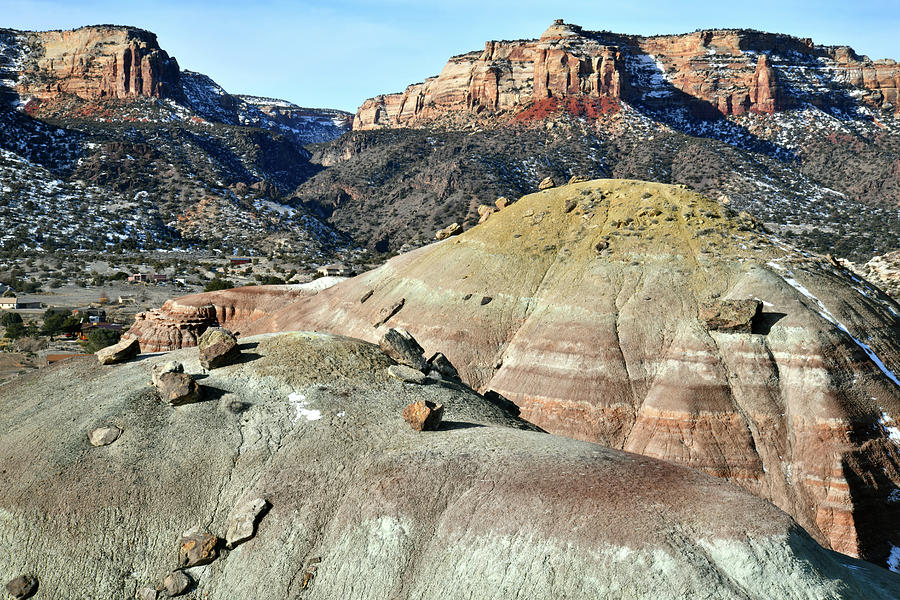 Ruby Mountain with Colorado National Monument as Backdrop Photograph by ...