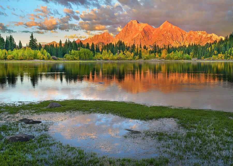 Ruby Range, Lost Lake Slough, Colorado Photograph by Tim Fitzharris
