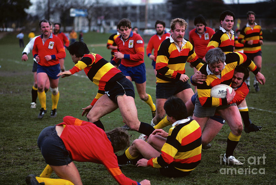 Rugby Game  Photograph by Jim Corwin