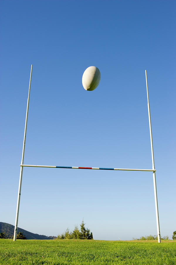 Rugby Goal Scoring Photograph by Jupiterimages