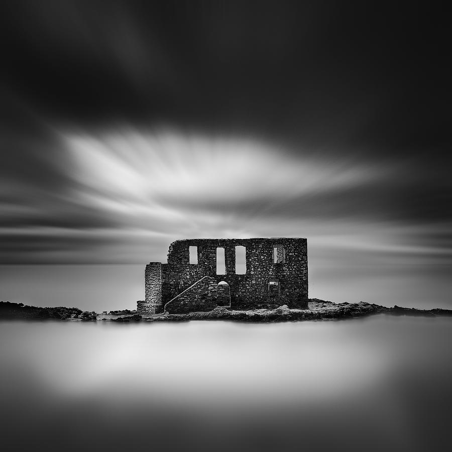 Black And White Photograph - Ruined Memories by George Digalakis