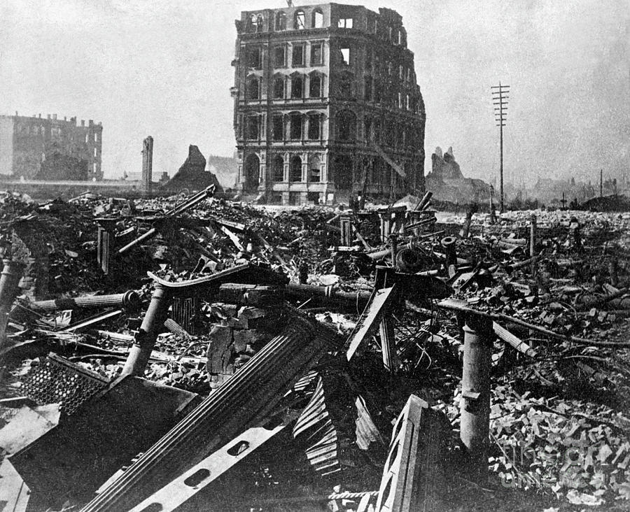 Ruins After Great Chicago Fire Photograph by Bettmann