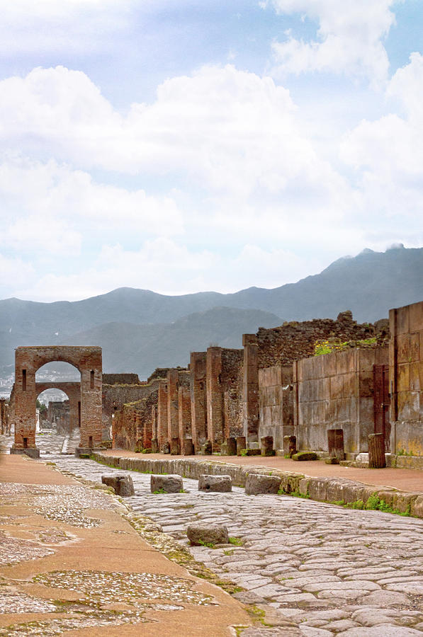 Ruins At Pompeii Photograph by Hillary Kladke