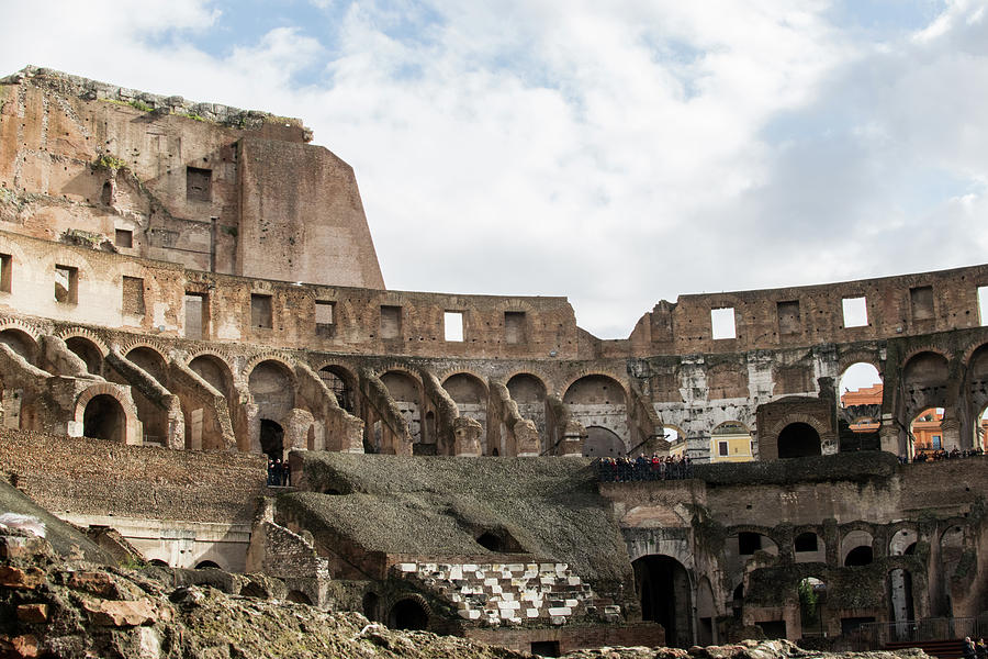 Ruins In The Coliseum Of Rome Photograph By Guillermo Lizondo - Pixels