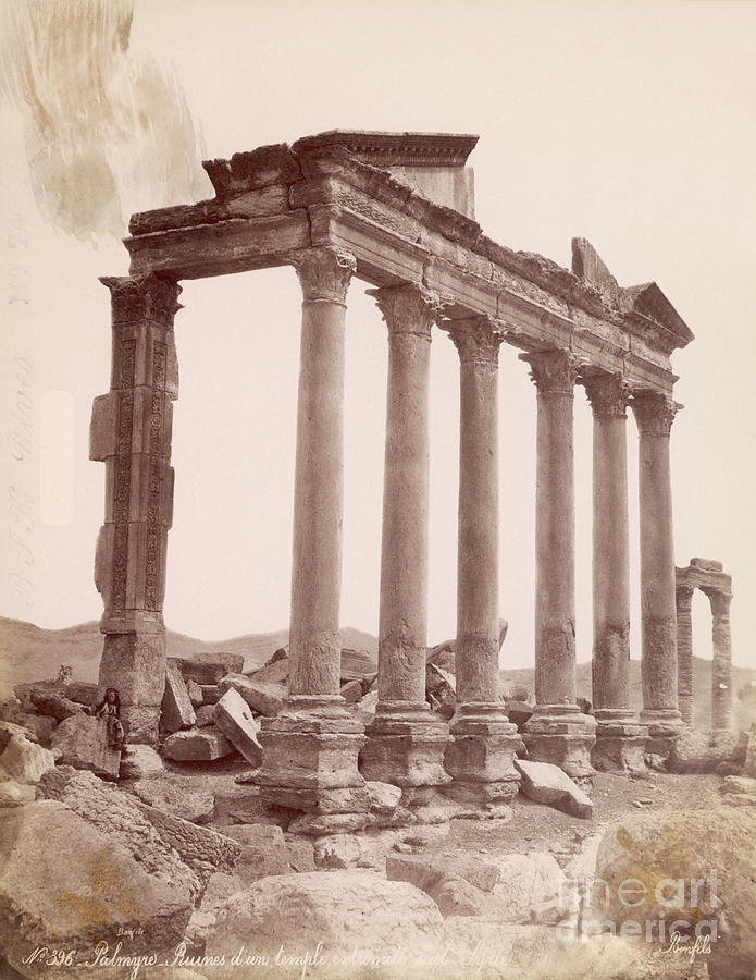 Ruins Of A Temple In Palmyra Photograph by Bettmann