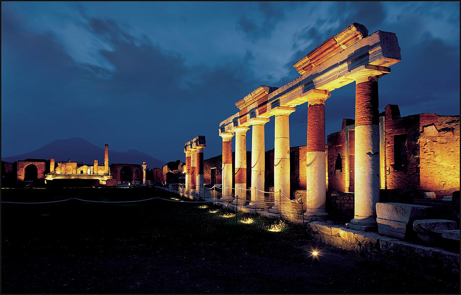 Ruins Of An Ancient Pompeii Temple Are Photograph by Eric Vandeville Ruins Of An Ancient Pompeii Temple Are Photograph by Eric Vandeville