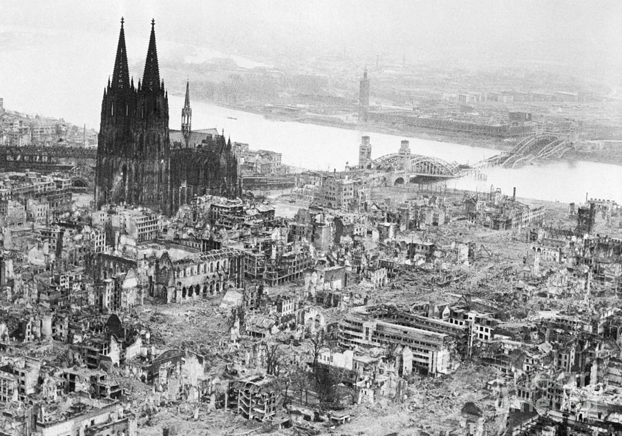 Ruins Of Cologne, Germany Photograph by Bettmann