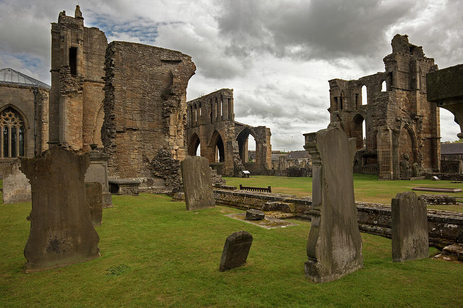 Ruins of Elgin Cathedral Photograph by Sue Cullumber