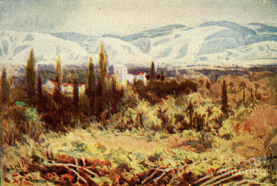 Ruins Of Jericho - Heb Xi 30 Drawing by Print Collector Ruins Of Jericho - Heb Xi 30 Drawing by Print Collector
