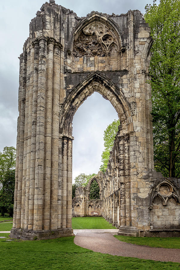 Ruins of St. Marys Abbey, York Photograph by W Chris Fooshee