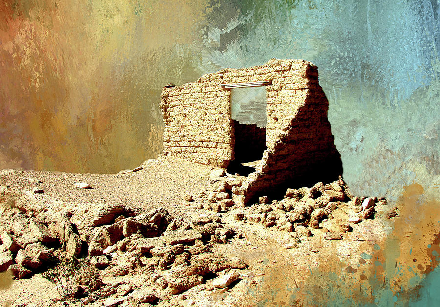 Ruins of Terlingua Digital Art by Linda Cox