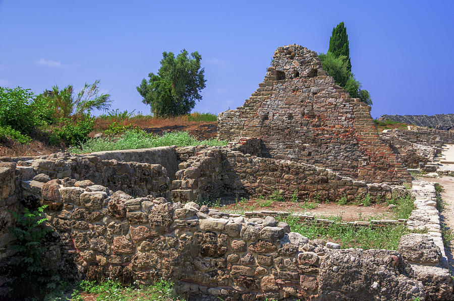 Ruins Of The Ancient City Of Side Photograph