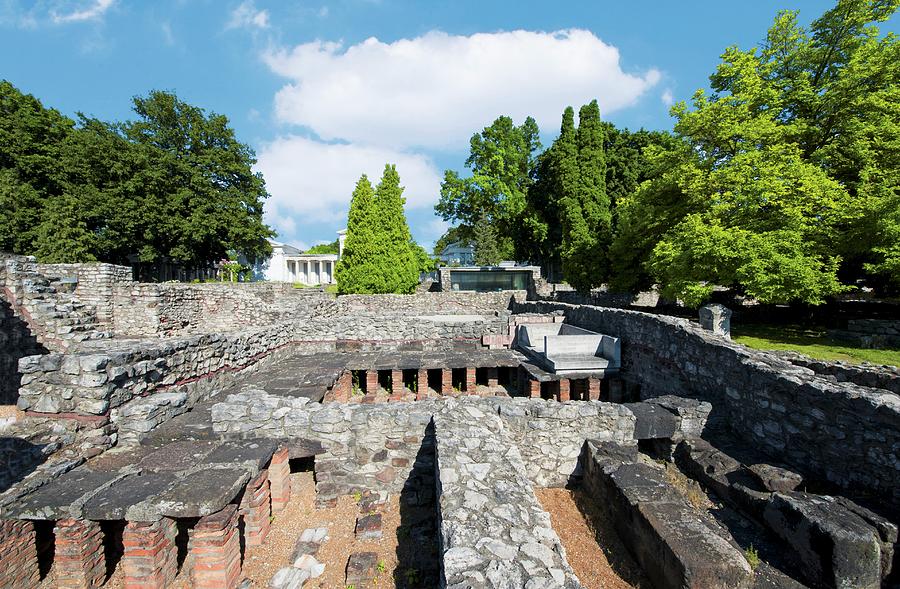Ruins Of The Baths At Aquincum, Budapest, Hungary Photograph by Jalag / Darshana Borges