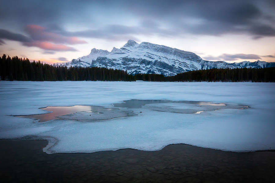 Banff National Park Photograph - Rundle Mountain by Christoph Schaarschmidt