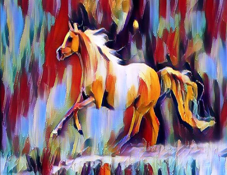 Running Horse Digital Art By Philemon Maloka - Fine Art America