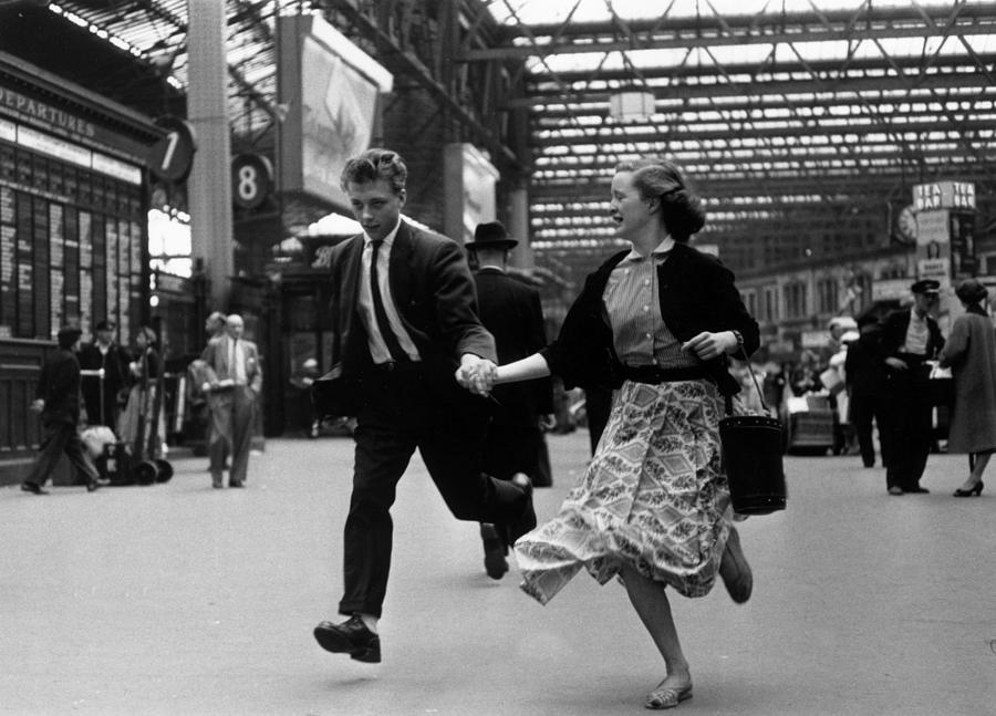 Running Together Photograph by Bert Hardy