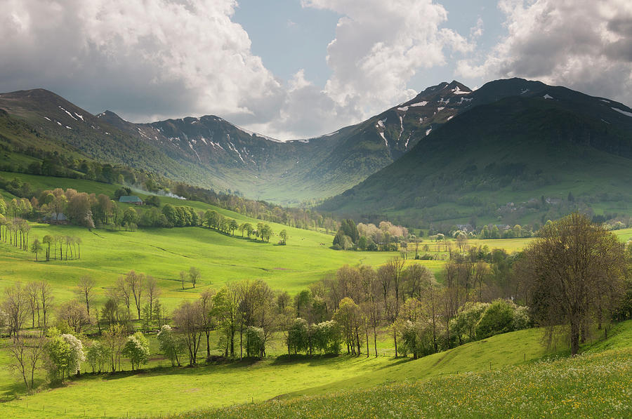 Rural Auvergne Landscape Photograph by John Elk Iii