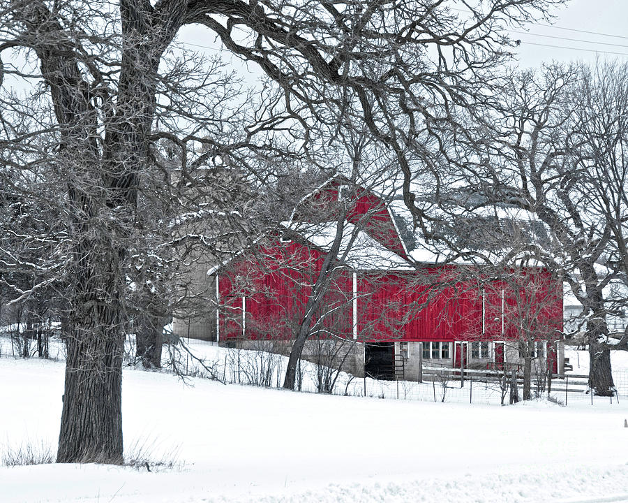 Rural Red Barn Photograph by Billy Knight