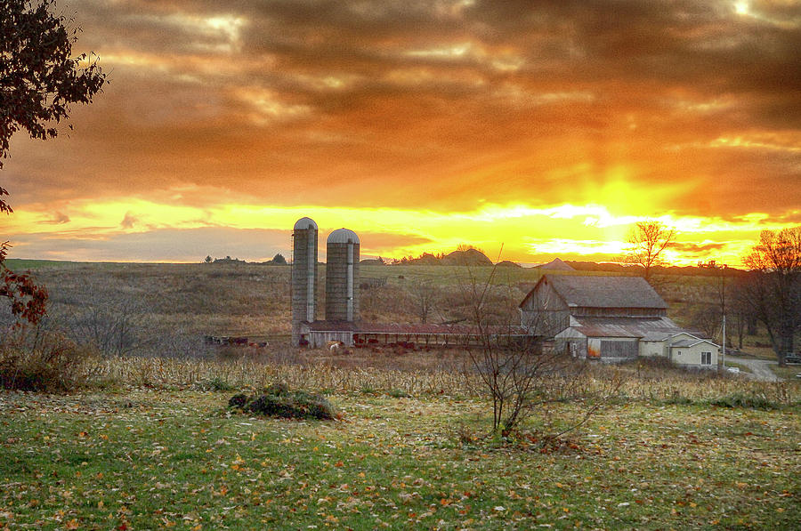 Rural Sunset Photograph By Dan Urban - Fine Art America