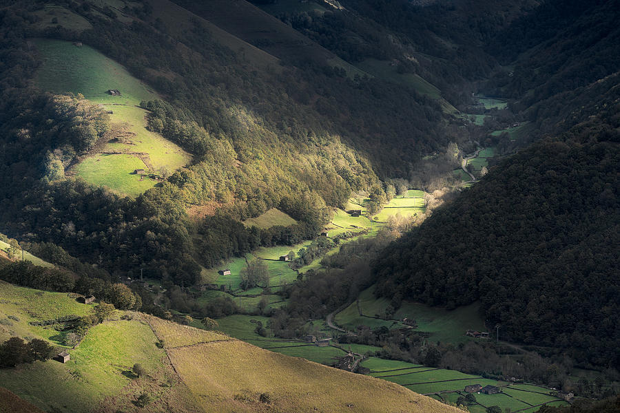 Rural Valley Photograph by Oskar Baglietto