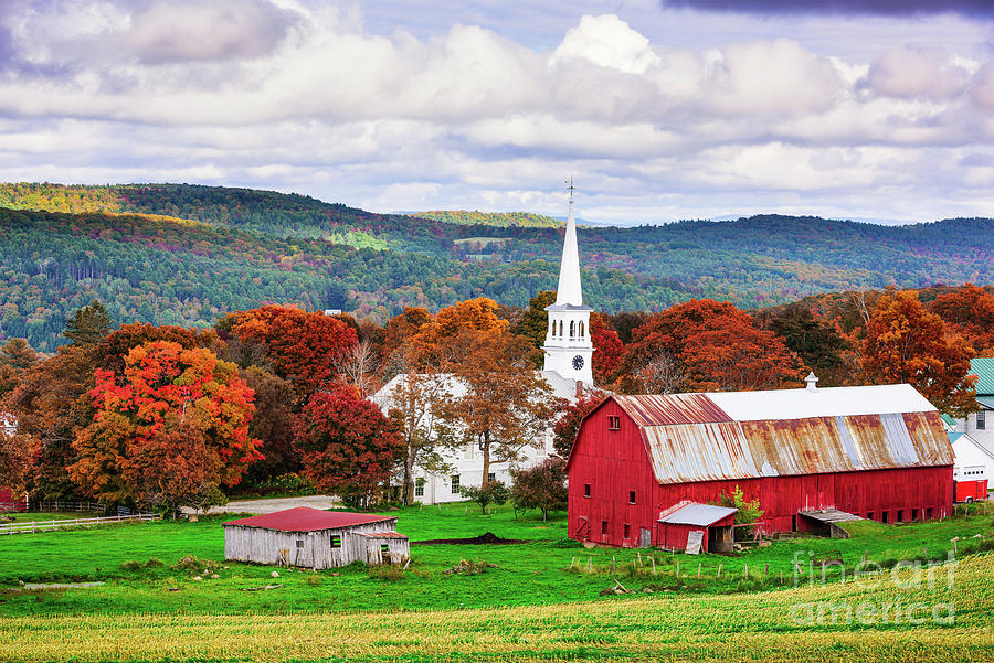 Rural Vermont Usa Photograph by Seanpavonephoto