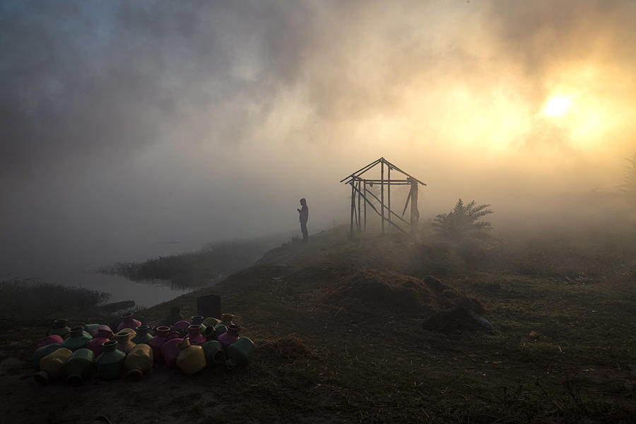 Rural Winter Morning Photograph by Souvik Banerjee