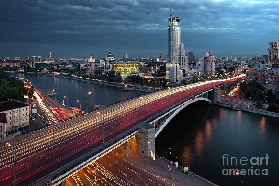 Rush Hour At Moscow Streets Photograph by Sergey Alimov
