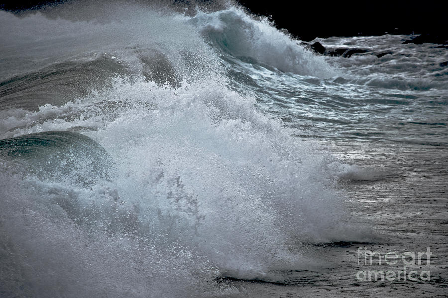 Rush of Waves Photograph by Debra Banks