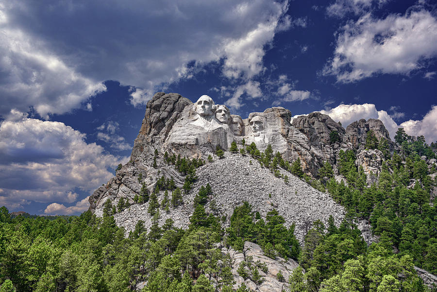 Mount Rushmore South Dakota Photograph by Don Spenner