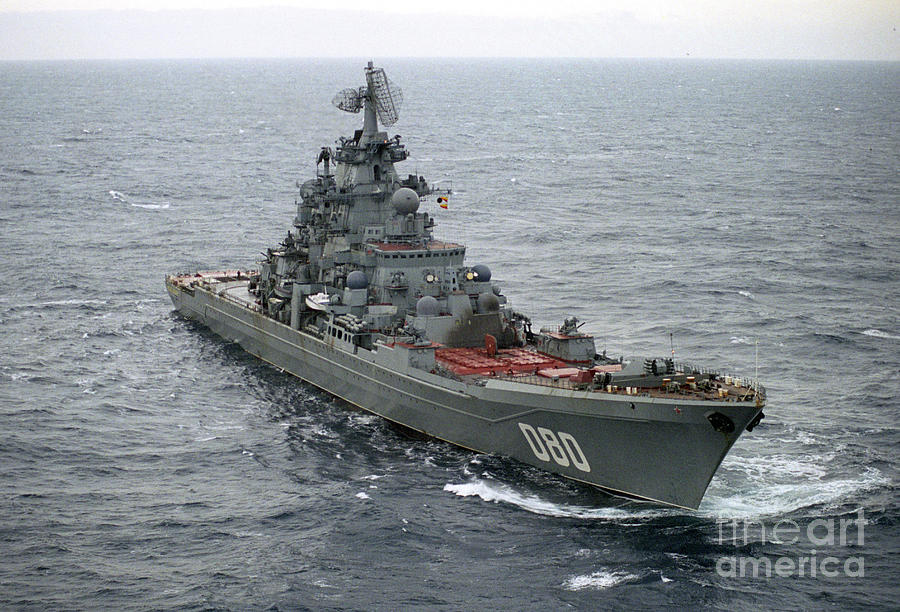 Russian Kirov-class Battlecruiser Photograph By Sputnik/science Photo ...